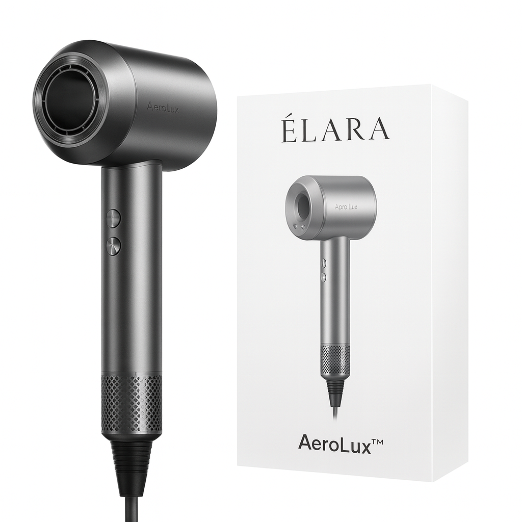 AeroLux™ - Secador Profesional de Alta Velocidad, Suave y sin Frizz