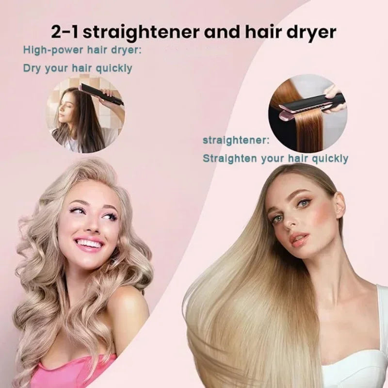 Éclisse™ - Alisadora y Secadora 2 en 1 para un cabello Liso, Brillante y Saludable.