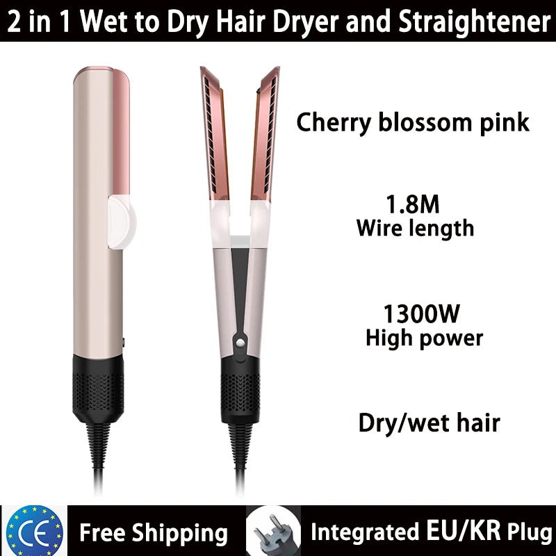 Éclisse™ - Alisadora y Secadora 2 en 1 para un cabello Liso, Brillante y Saludable.