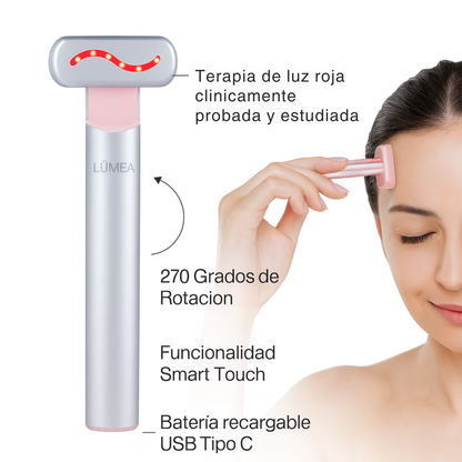 Lúmea™ - Dispositivo de Microcorriente y Luz Roja para Rejuvenecer tu Piel