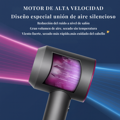 AeroLux™ - Secador Profesional de Alta Velocidad, Suave y sin Frizz