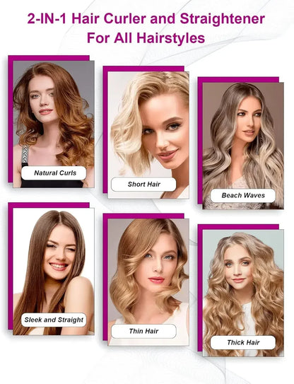 Éclisse™ - Alisadora y Secadora 2 en 1 para un cabello Liso, Brillante y Saludable.
