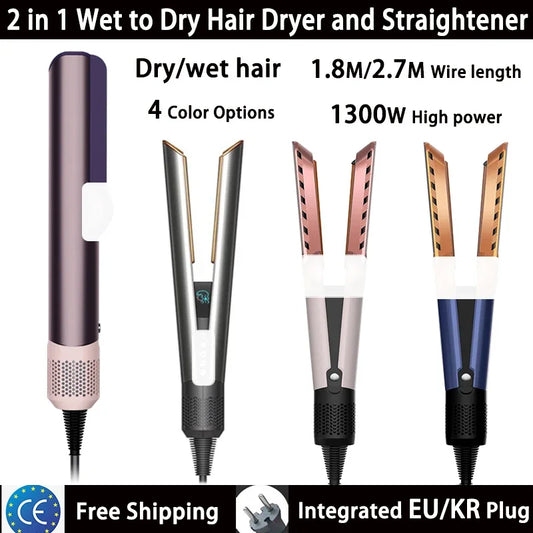 Éclisse™ - Alisadora y Secadora 2 en 1 para un cabello Liso, Brillante y Saludable.
